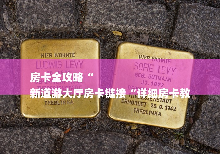 房卡全攻略“
新道游大厅房卡链接“详细房卡教