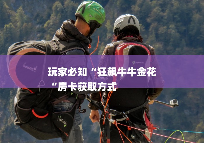 玩家必知“狂飙牛牛金花
“房卡获取方式 玩家必知“狂飙牛牛金花
“房卡获取方式