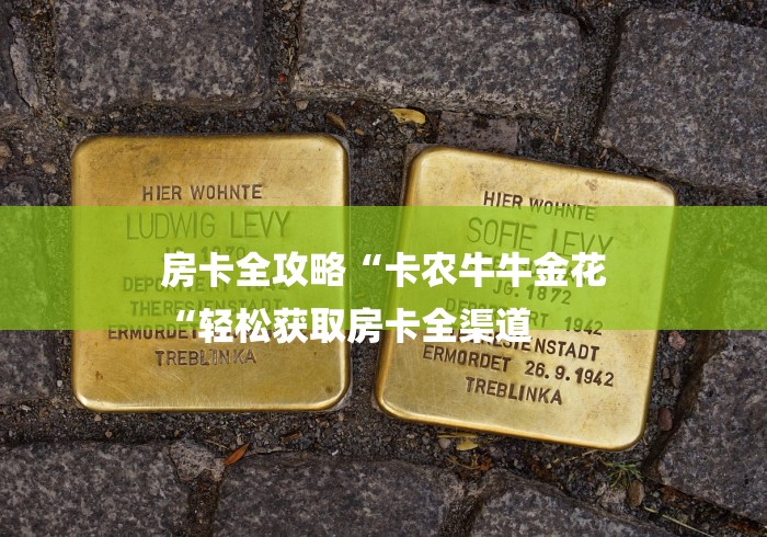 房卡全攻略“卡农牛牛金花
“轻松获取房卡全渠道 房卡全攻略“卡农牛牛金花
“轻松获取房卡全渠道