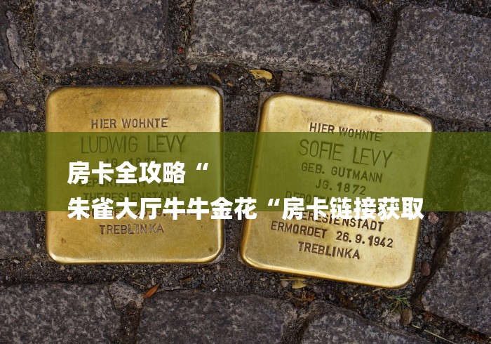 房卡全攻略“
朱雀大厅牛牛金花“房卡链接获取