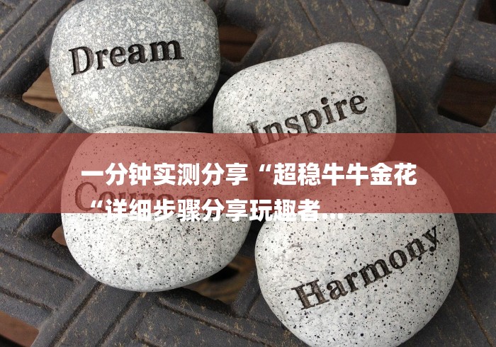 一分钟实测分享“超稳牛牛金花
“详细步骤分享玩趣者...