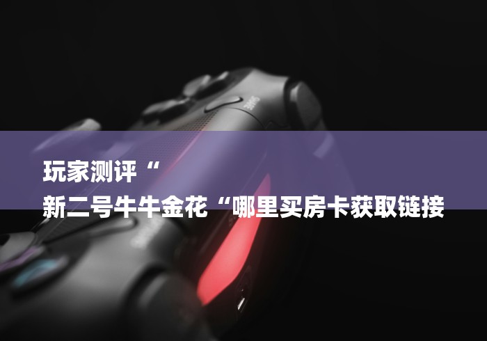 玩家测评“
新二号牛牛金花“哪里买房卡获取链接