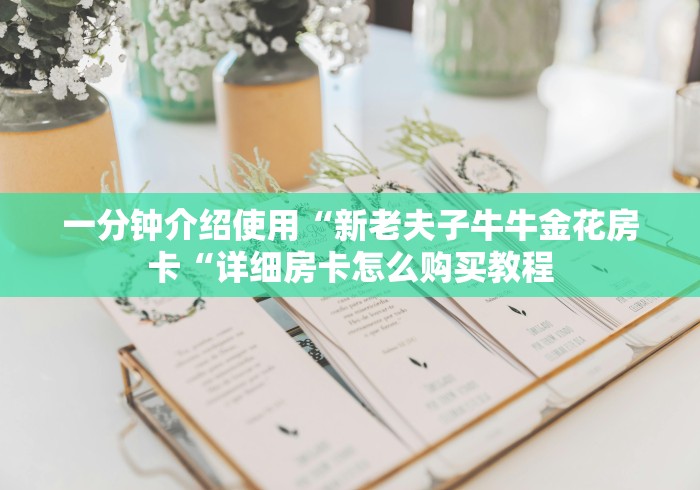 一分钟介绍使用“新老夫子牛牛金花房卡“详细房卡怎么购买教程