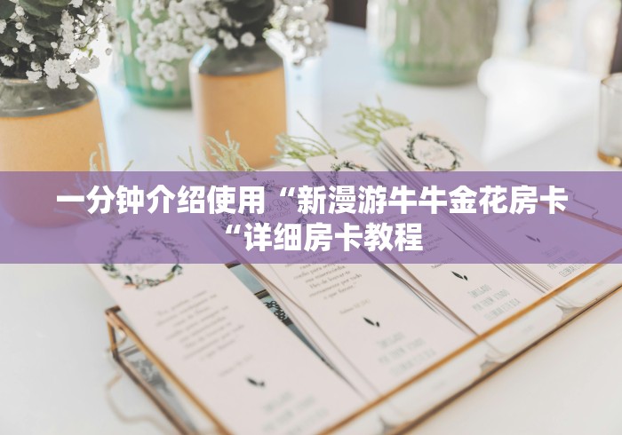 一分钟介绍使用“新漫游牛牛金花房卡“详细房卡教程